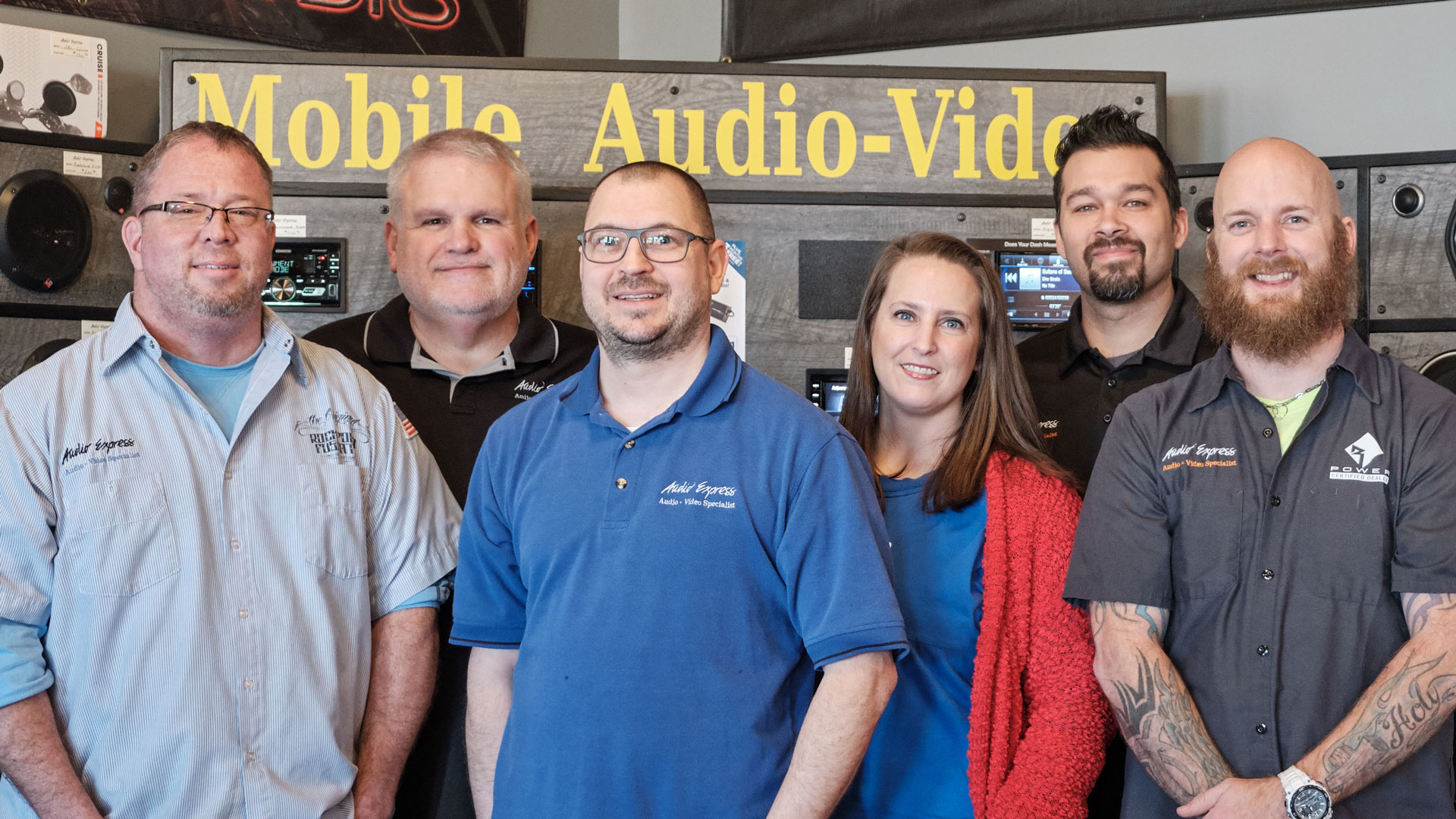 Picture of the Audio Express Team.
